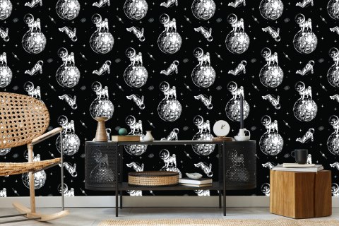 Tapeta Psy W Kosmosie