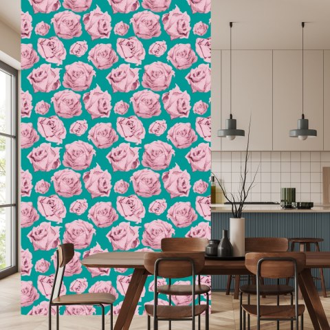 Tapeta Róże Jak Namalowane