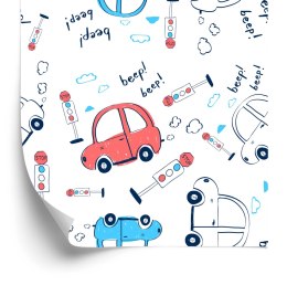 Tapeta Samochody, Auta, Chmurki, Do Pokoju Dziecka