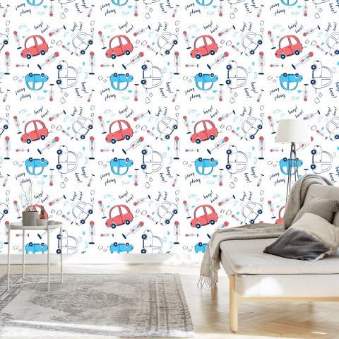 Tapeta Samochody, Auta, Chmurki, Do Pokoju Dziecka