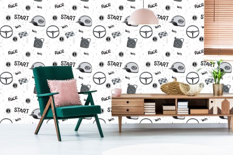 Tapeta Sportowa, Rajd, Wyścig, Do Pokoju Dziecka