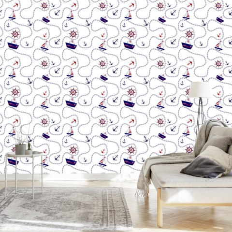 Tapeta Statki, Kotwice I Żaglówki