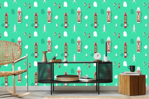 Tapeta Statki Z Lotu Ptaka