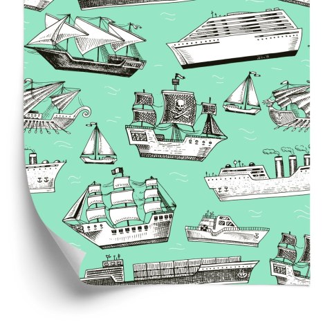 Tapeta Statki Z Różnych Epok