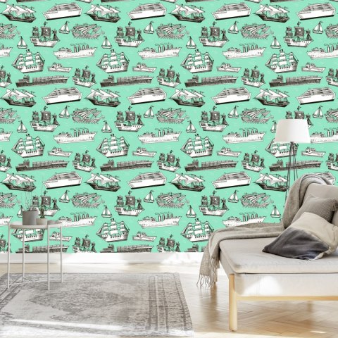 Tapeta Statki Z Różnych Epok