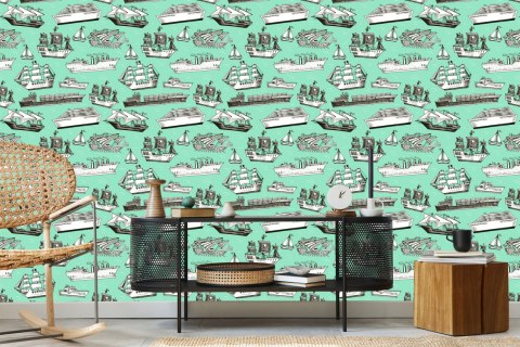 Tapeta Statki Z Różnych Epok