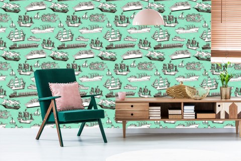 Tapeta Statki Z Różnych Epok