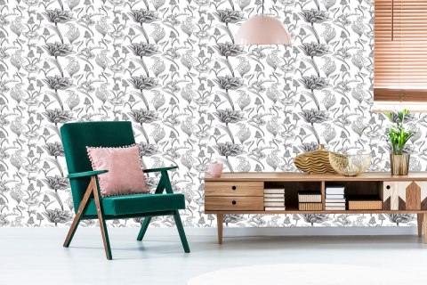 Tapeta Tulipany Z Kwiatami Polnymi