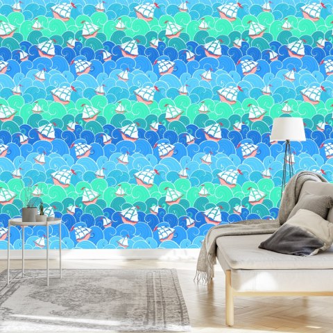 Tapeta Żaglówki Na Falach