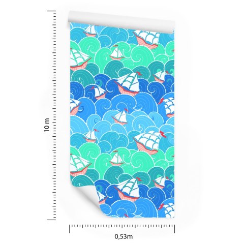 Tapeta Żaglówki Na Falach