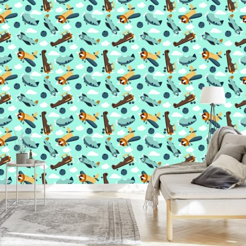 Tapeta Bajkowe Samoloty I Sterowce