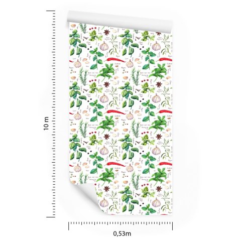 Tapeta Czosnek Z Przyprawami