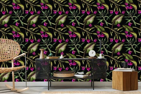 Tapeta Kwiaty W