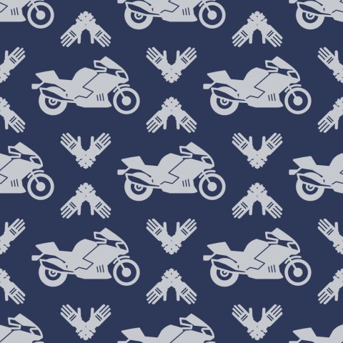 Tapeta Motocykle Z Nowoczesnymi Ornamentami