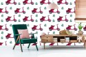 Tapeta Retro Skutery Malowane Akwarelą
