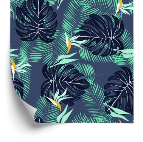 Tapeta Tropikalne Kwiaty I Liście