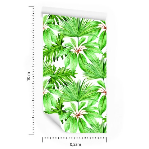 Tapeta Tropikalne Liście