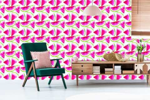 Tapeta Z Owocami Arbuzy Do Jadalni Kuchni