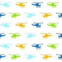 Tapeta Kolorowe Minimalistyczne Helikoptery