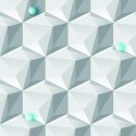 Tapeta Geometryczny Motyw - Efekt 3D