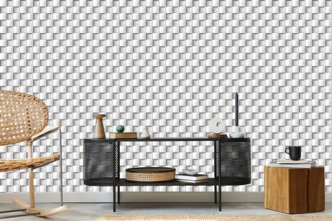 Tapeta Modernistyczna Mozaika - Efekt 3D