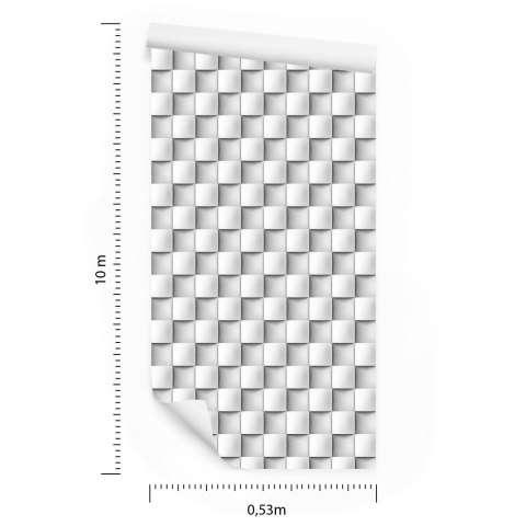 Tapeta Modernistyczna Mozaika - Efekt 3D