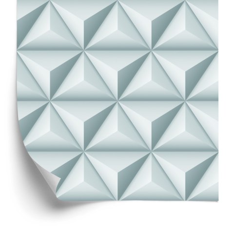 Tapeta Modernistyczne Piramidy - Efekt 3D