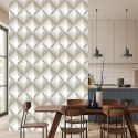 Tapeta Modernistyczny Wzór Geometryczny - Efekt 3D