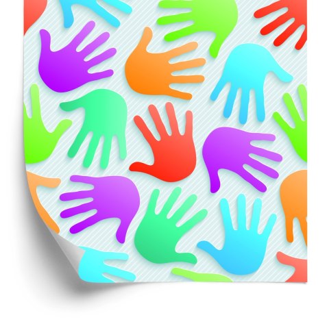 Tapeta Nowoczesna Kolorowy Wzór Do Pokoju Dziecka