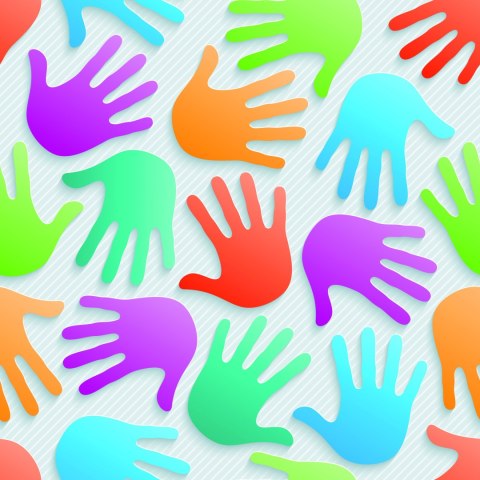 Tapeta Nowoczesna Kolorowy Wzór Do Pokoju Dziecka