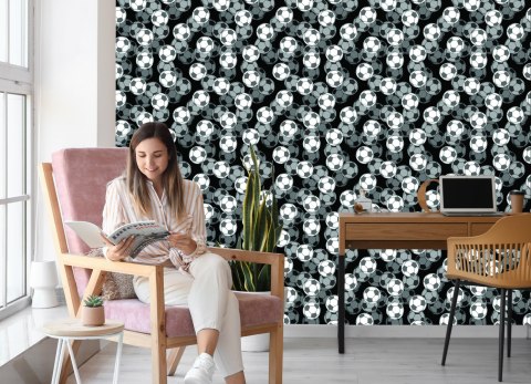 Tapeta Optyczna 3D, Piłka Nożna, Do Pokoju Dziecka