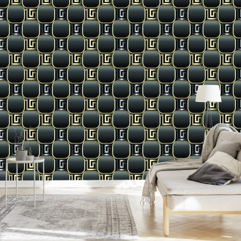 Tapeta Optyczna, Nowoczesna, Efekt 3D, Do Salonu