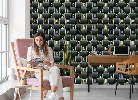 Tapeta Optyczna, Nowoczesna, Efekt 3D, Do Salonu