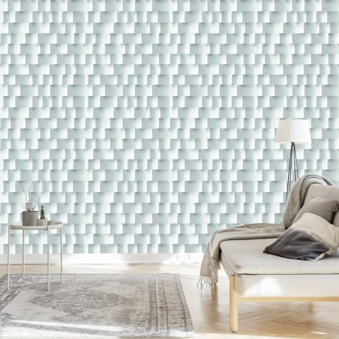 Tapeta Nowoczesny Wzór Geometryczny - Efekt 3D