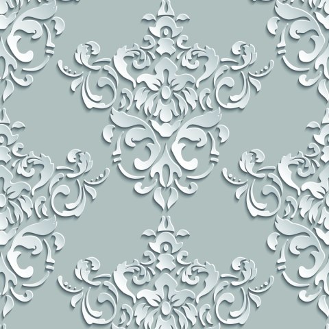 Tapeta Optyczna, Do Sypialni, Ornamenty, Efekt 3D