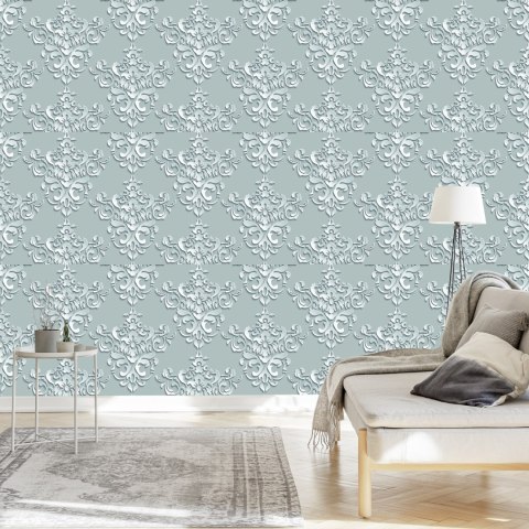 Tapeta Optyczna, Do Sypialni, Ornamenty, Efekt 3D