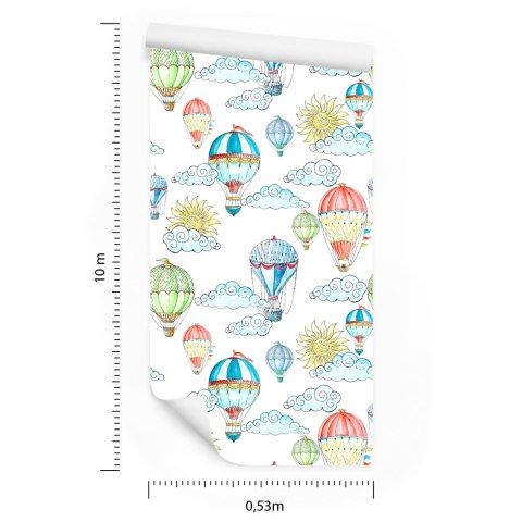 Tapeta Balony I Słońce