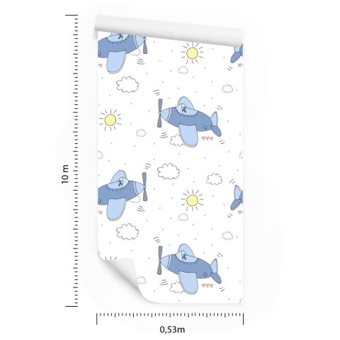 Tapeta Bajkowe Samoloty Na Niebie