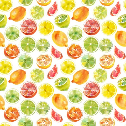 Tapeta Cytryny Limonki Pomarańcze, Kuchnia