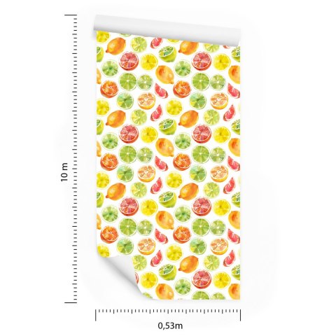 Tapeta Cytryny Limonki Pomarańcze, Kuchnia