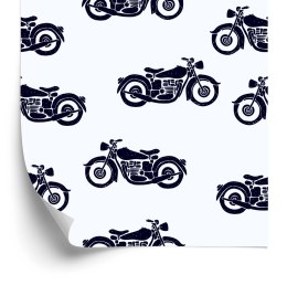 Tapeta Czarno-Białe Motocykle Vintage