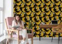 Tapeta Banany Z Kwiatami