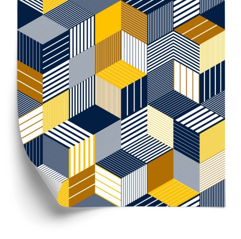 Tapeta Kolorowa Iluzja Przestrzenna