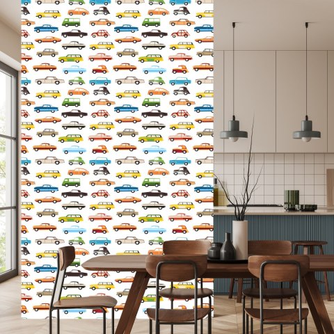 Tapeta Dla Dzieci - Kolorowe Samochody