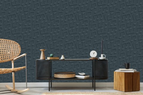 Tapeta Nowoczesna, Efekt 3D, Optyczna, Do Salonu