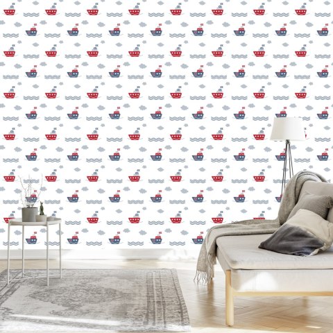 Tapeta Bajkowe Kolorowe Statki