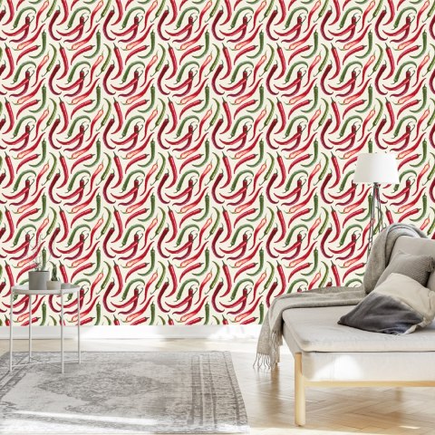 Tapeta Kolorowe Papryczki Chili