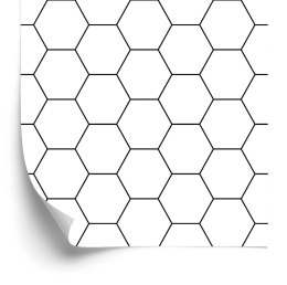 Tapeta Wzór Geometryczny - Sześciokąt