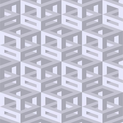 Tapeta Izometryczny Motyw 3D