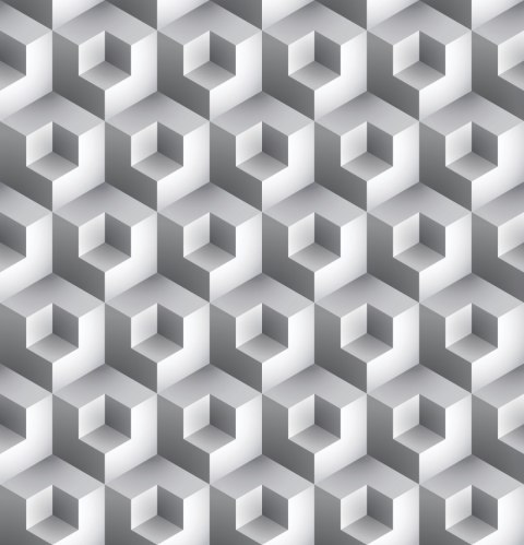 Tapeta Modernistyczny Abstrakcyjny Motyw 3D